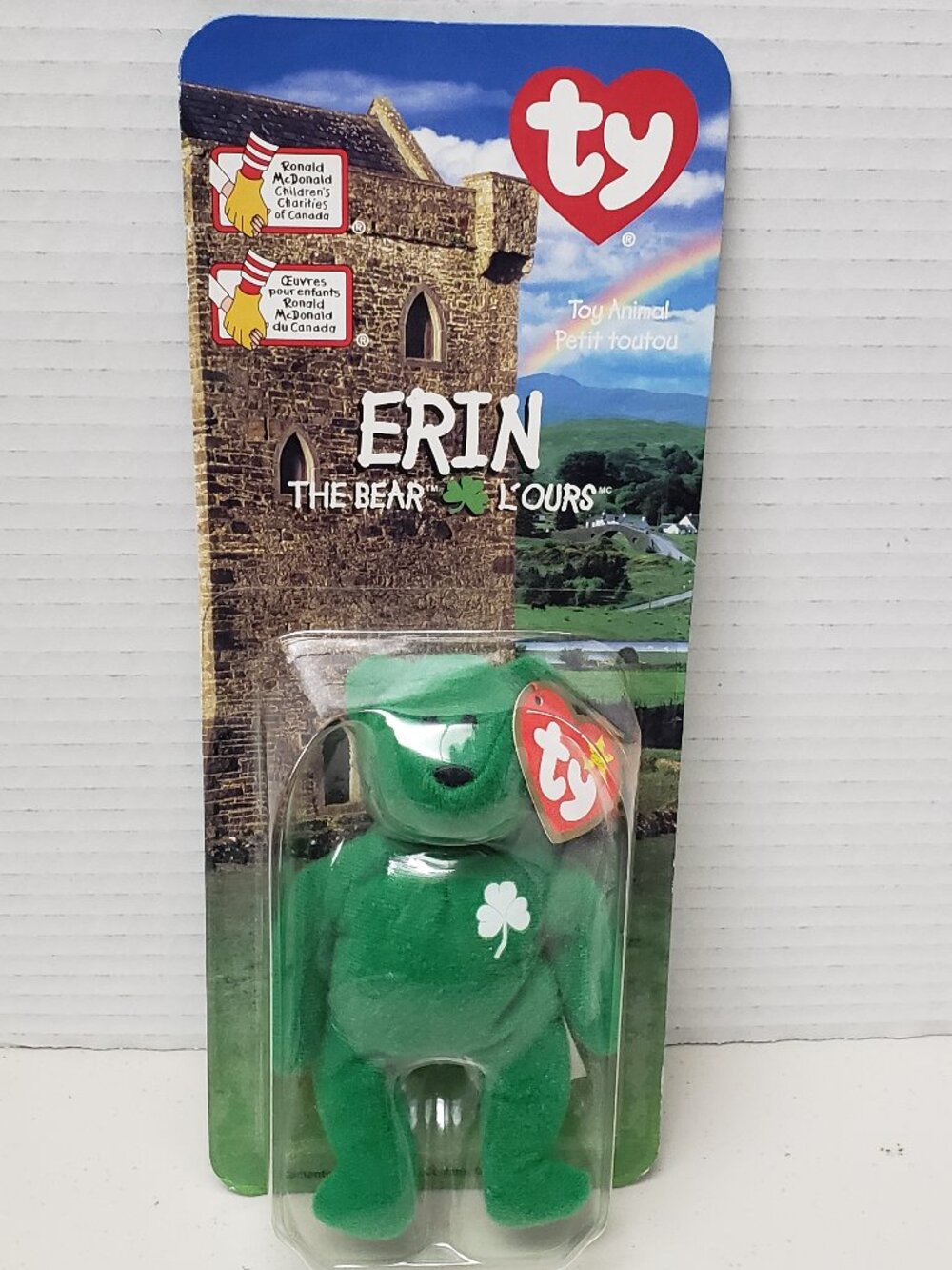 Ty Beanie Baby Erin The Bear McDonald’s 1999